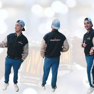 Vintage Budweiser workers jacket